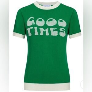 “Good Times” Retro Knit Top